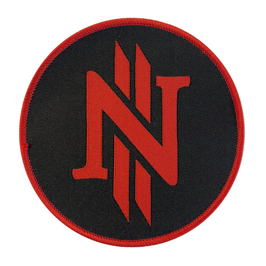 Round N patch (Black/Red)