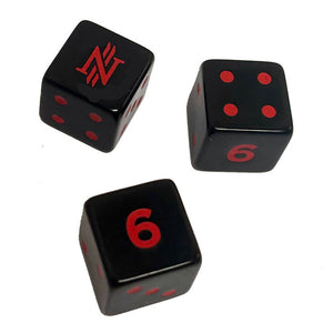 Dice with N Logo