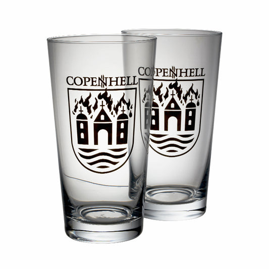 COPENHELL beer glasses (pair)